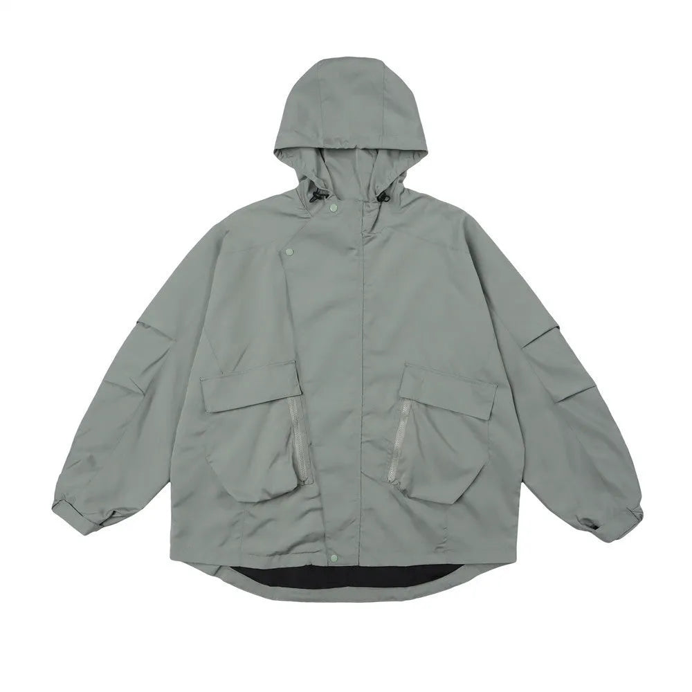 Men's Hipster Loose Hooded Jacket - Bellarte Enchanté Men's Hipster Loose Hooded Jacket